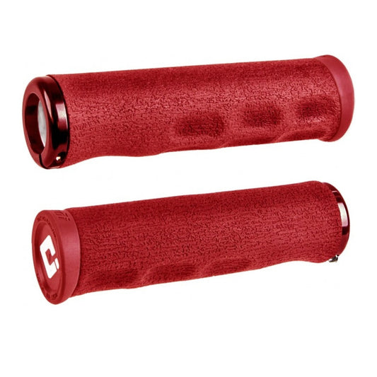 Puños ODI DREAD LOCK TINKER JUAREZ SIGNATURE Lock-On 130 mm Rojo