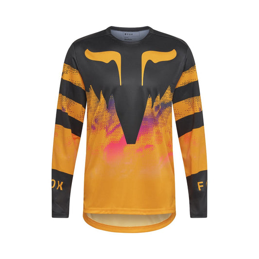 Maillot manga larga FOX RANGER KAIROS Negro/Naranja