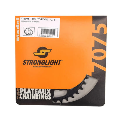 Plato Interior 9/10V STRONGLIGHT ALU 7075 Tipo S 110 mm Negro