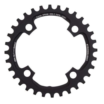 Plato mono STRONGLIGHT ALU 7075 NARROW WIDE Sram X01 11V 4 agujeros 94 mm