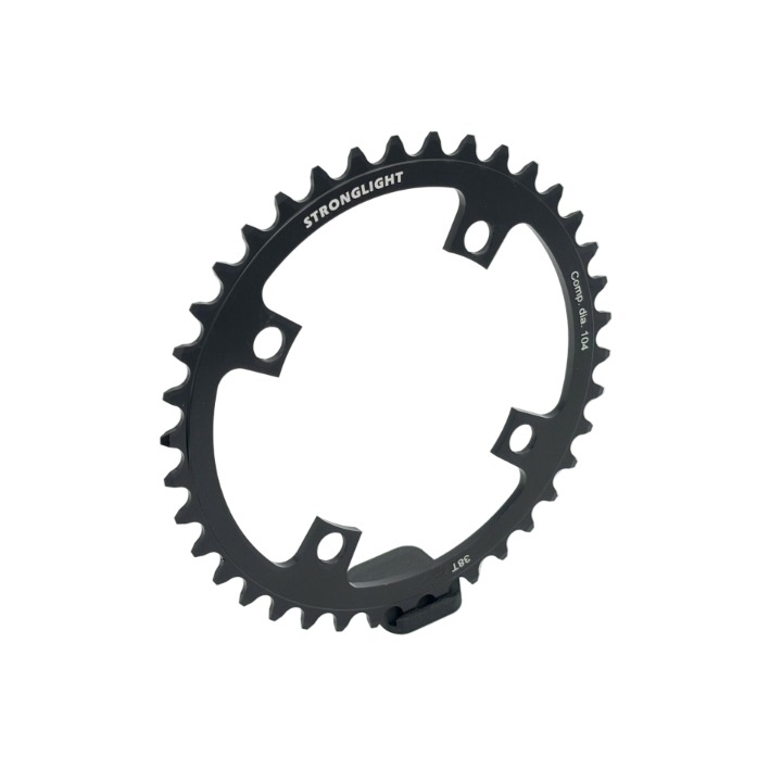 Plato mono STRONGLIGHT BOSCH GEN1/GEN3 1V/8V/9V/10V Con todas las arañas de 104mm (Bosch, Shimano, Yamaha, Bafang, Brose...)