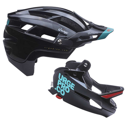 Casco MTB URGE GRINGO DE LA PAMPA Negro