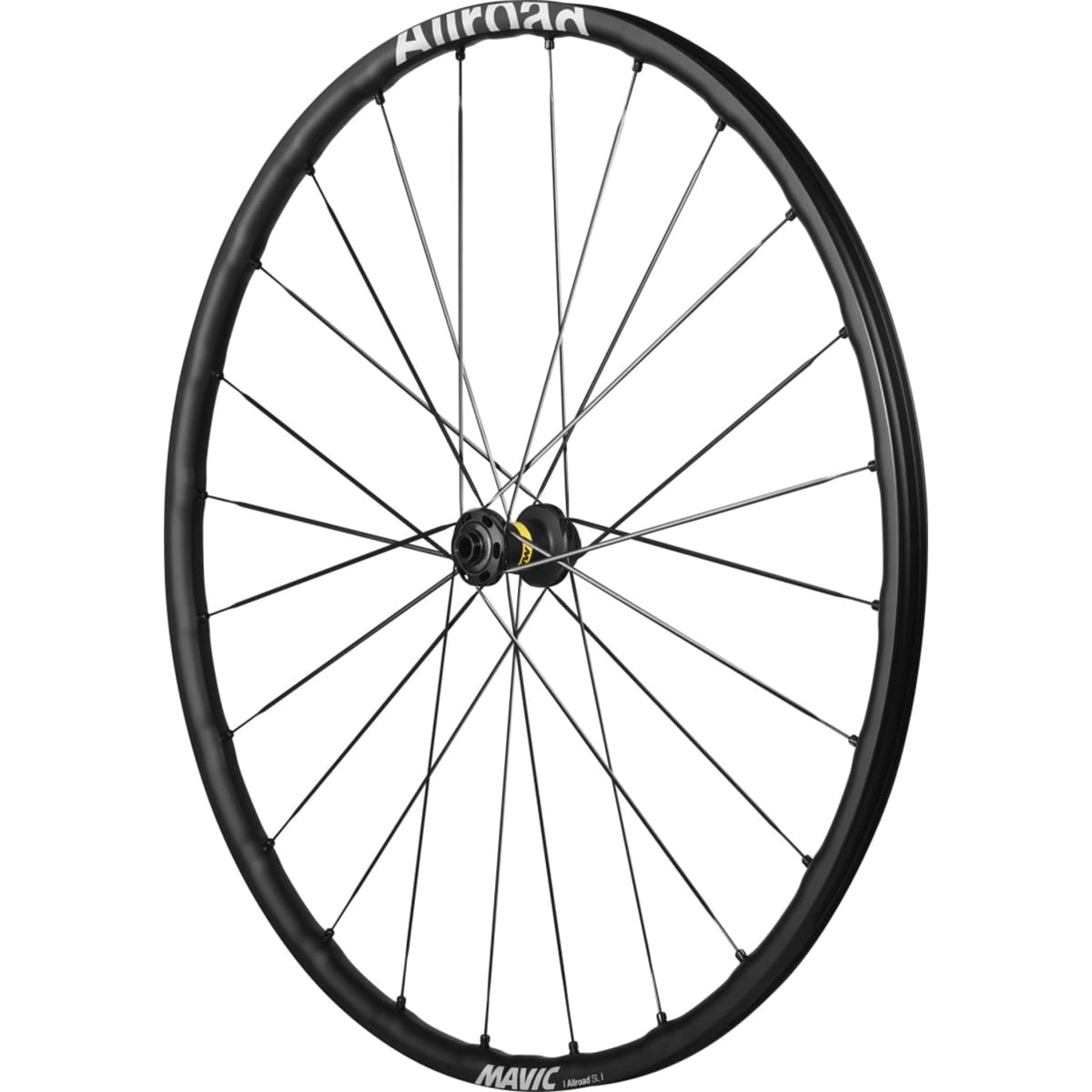 Rueda delantera MAVIC ALLROAD SL DISC con neumáticos de bloqueo central