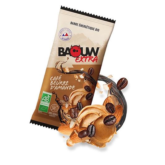 BAOUW BIO EXTRA Barrita energética de café y mantequilla de almendras (50g)