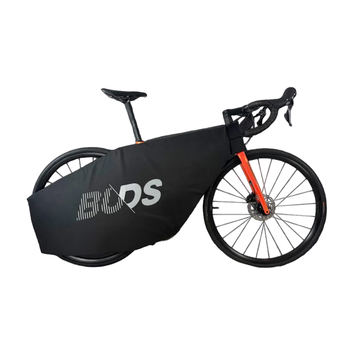 BUDS FRAME PROTECT MAXI Funda protectora integral para cuadro de bicicleta de carretera/montaña Negro