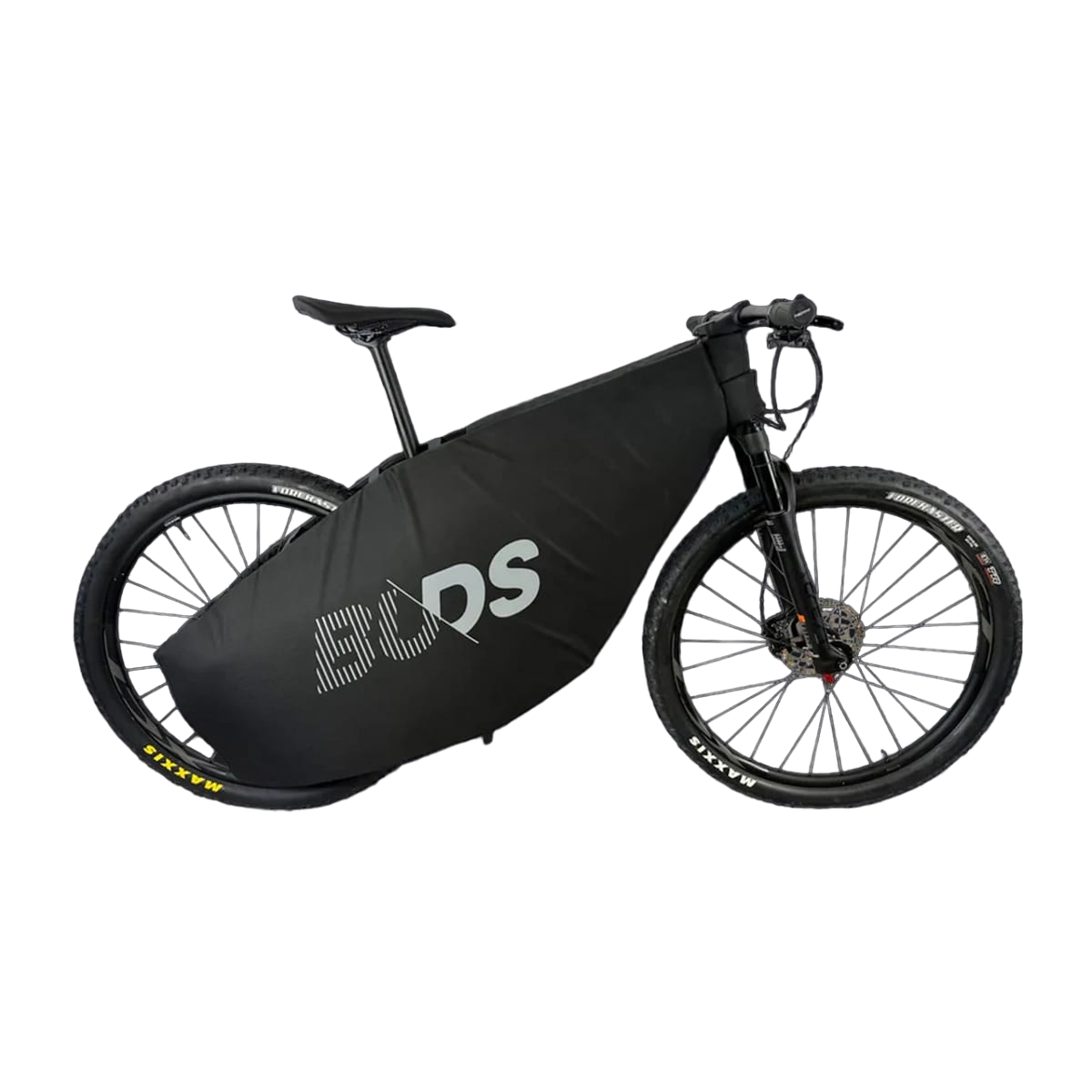 BUDS FRAME PROTECT MAXI Funda protectora integral para cuadro de bicicleta de carretera/montaña Negro