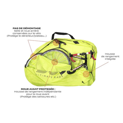 Funda para Bicicleta de Carretera BUDS ROADBAG LIGHT Negra