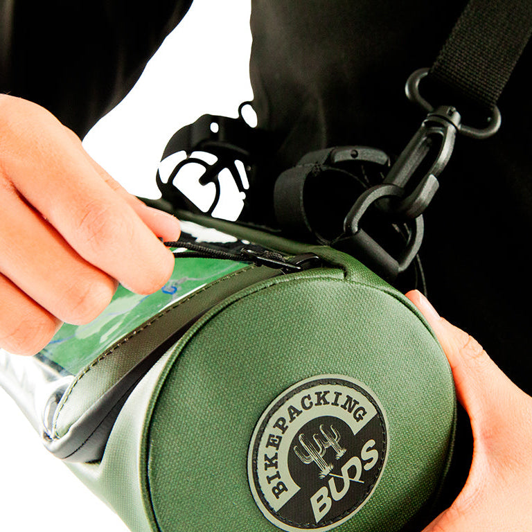 BUDS HANDLEBAR ROLL Bolsa de manillar 1,8 L Caqui