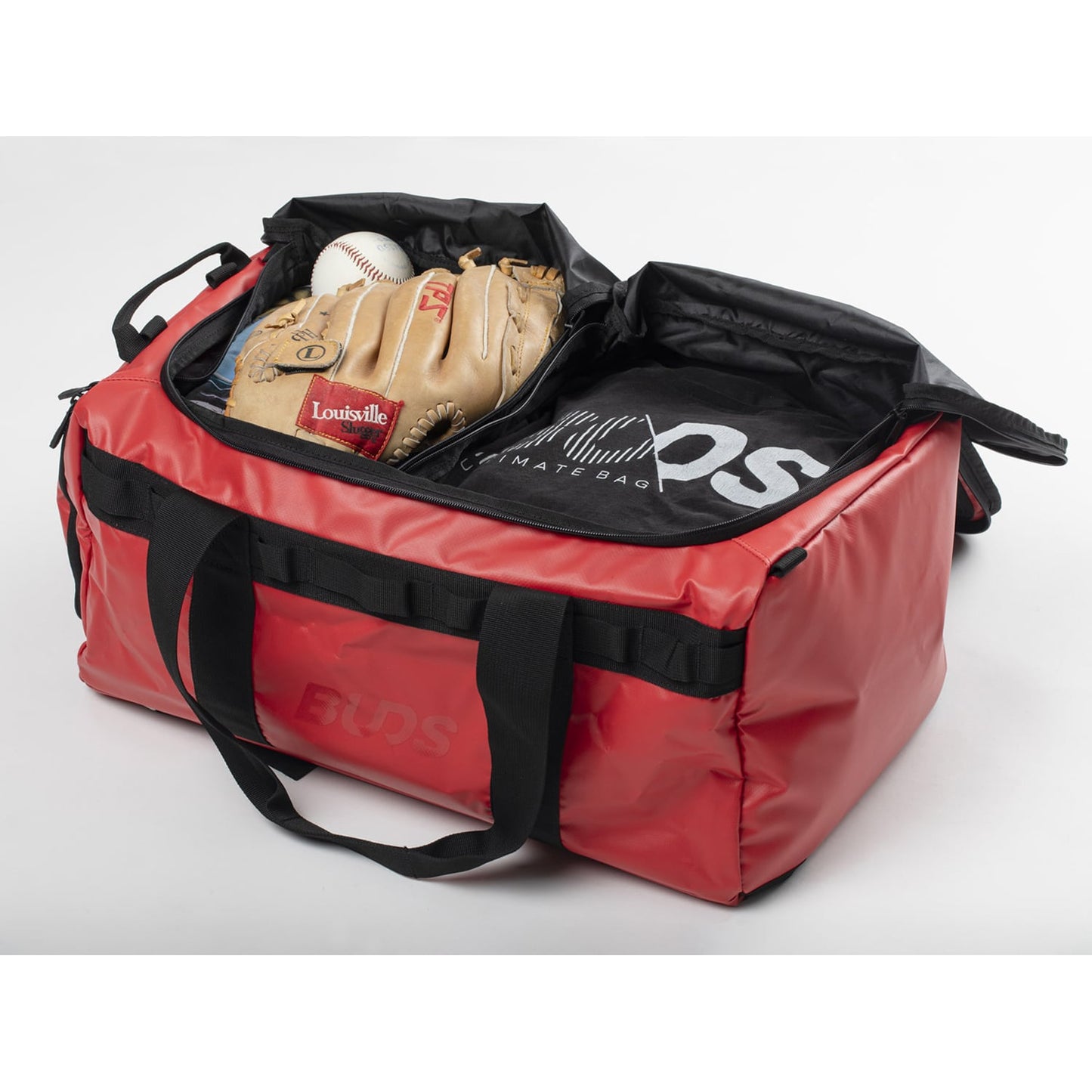 Bolsa de viaje BUDS DUFFEL BAG MEDIUM 42 L Rojo