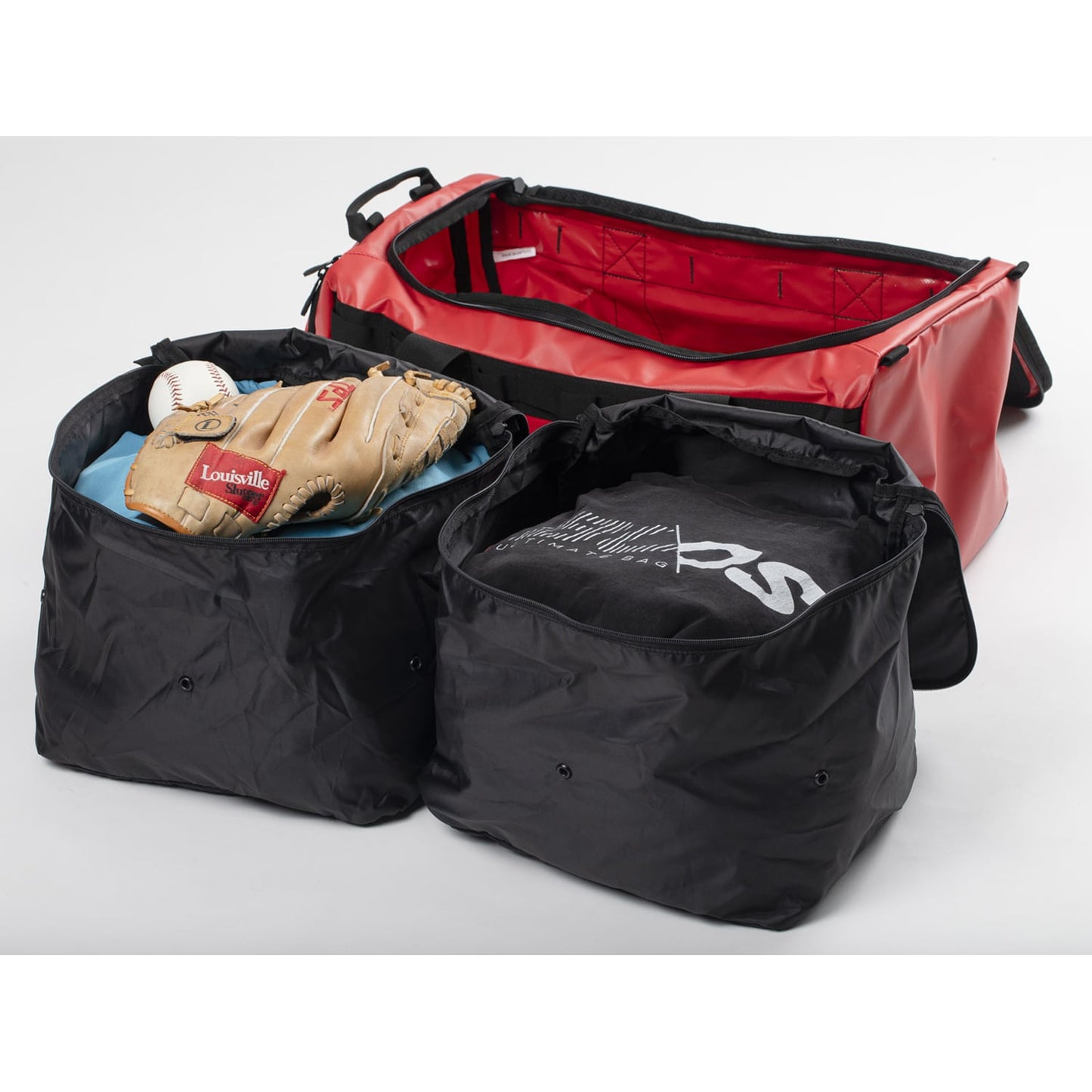Bolsa de viaje BUDS DUFFEL BAG MEDIUM 42 L Rojo