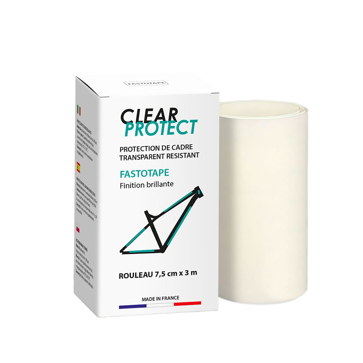 Protector adhesivo para marcos CLEARPROTECT FASTOTAPE Brillante 3 m x 7,5 cm