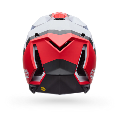 Casco MTB BELL FULL-10 MIPS LEVEL SET Blanco/Rojo