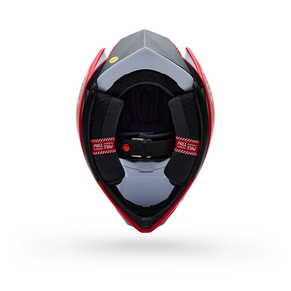 Casco MTB BELL FULL-10 MIPS LEVEL SET Blanco/Rojo