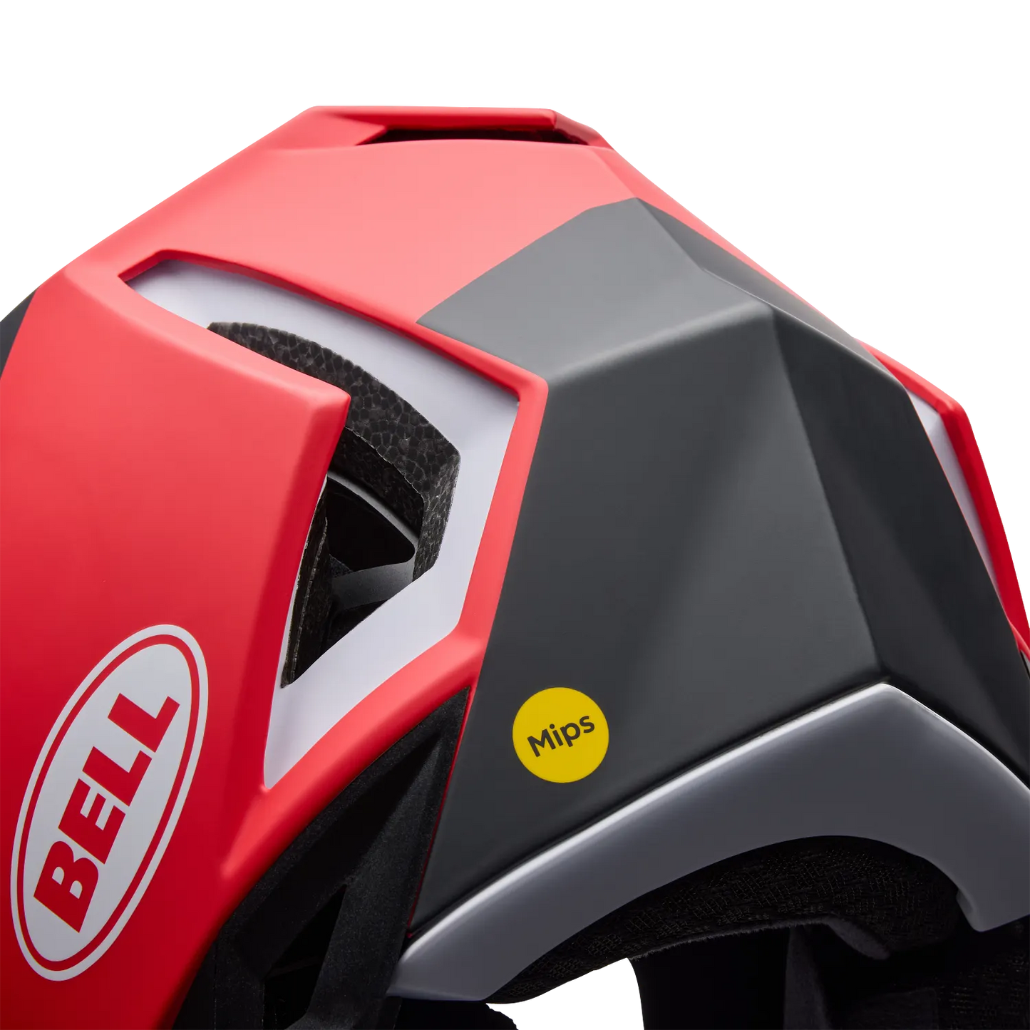 Casco MTB BELL FULL-10 MIPS LEVEL SET Blanco/Rojo