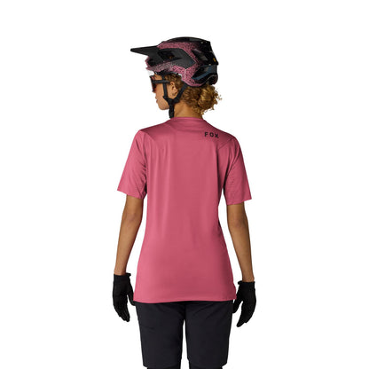 Maillot FOX FLEXAIR Mujer Mangas Cortas Berry