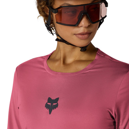 Maillot FOX FLEXAIR Mujer Mangas Cortas Berry
