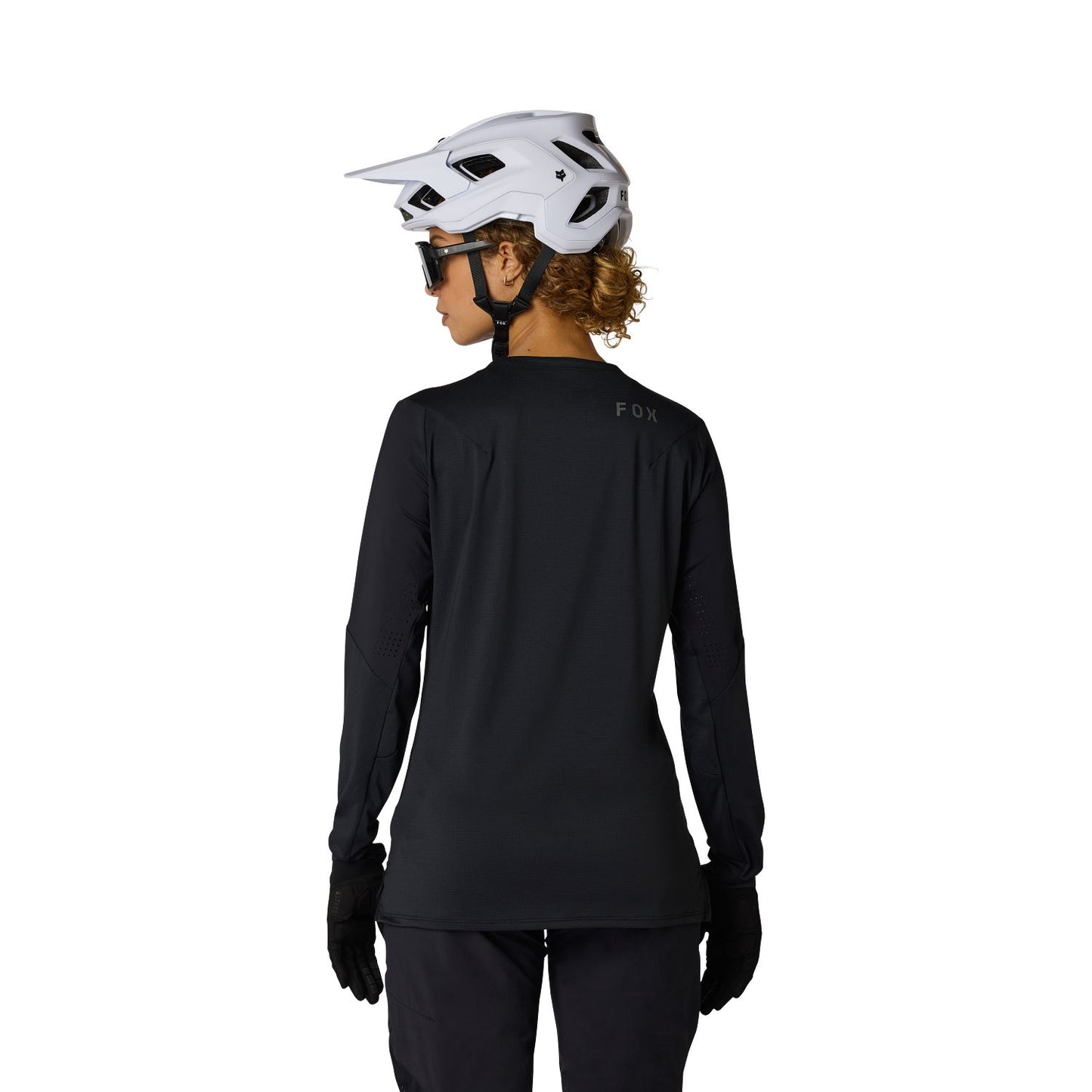 Maillot de manga larga para mujer FOX FLEXAIR Negro