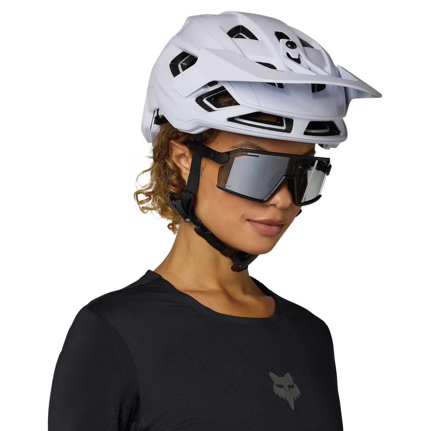 Maillot de manga larga para mujer FOX FLEXAIR Negro