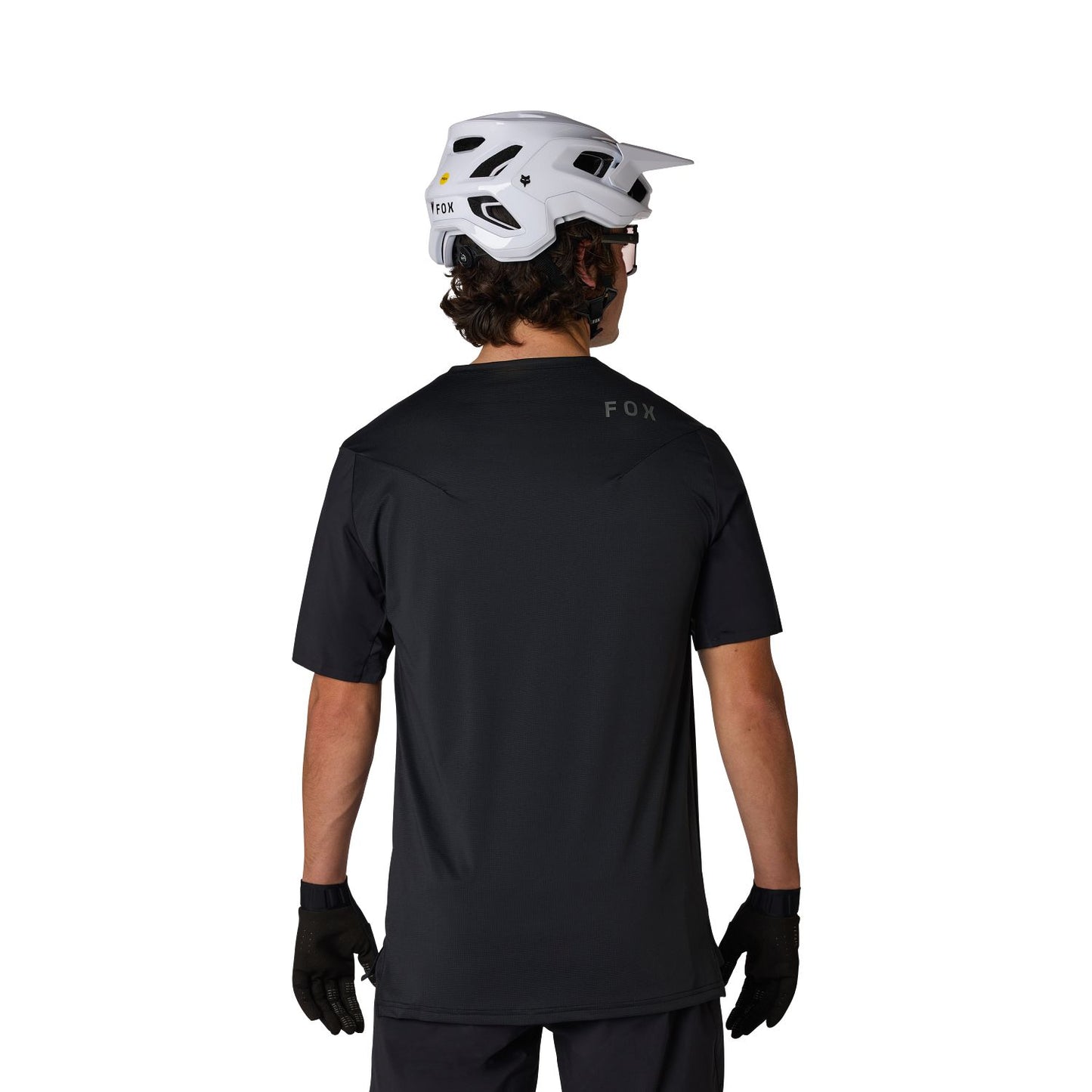 Maillot manga corta FOX FLEXAIR Negro