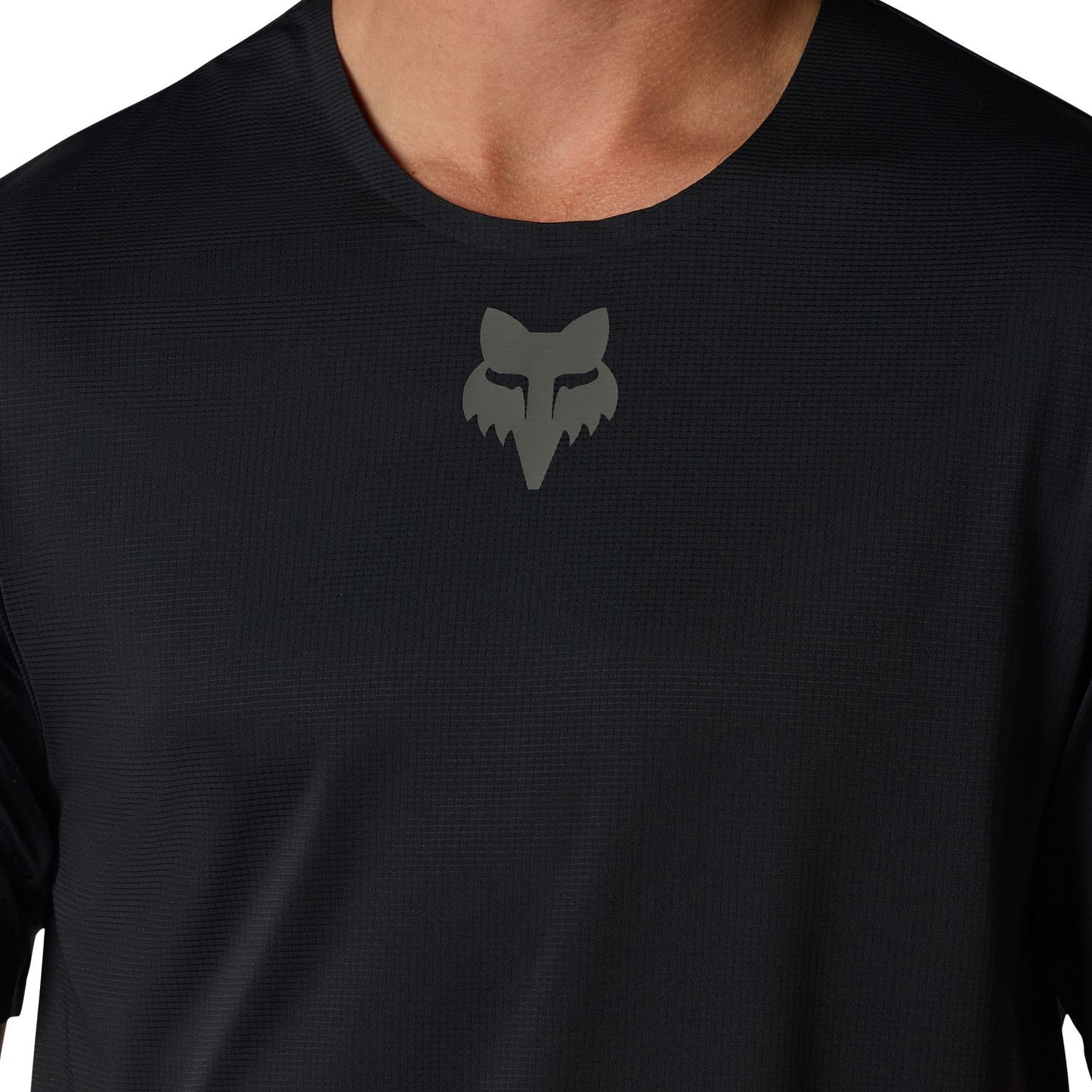 Maillot manga corta FOX FLEXAIR Negro