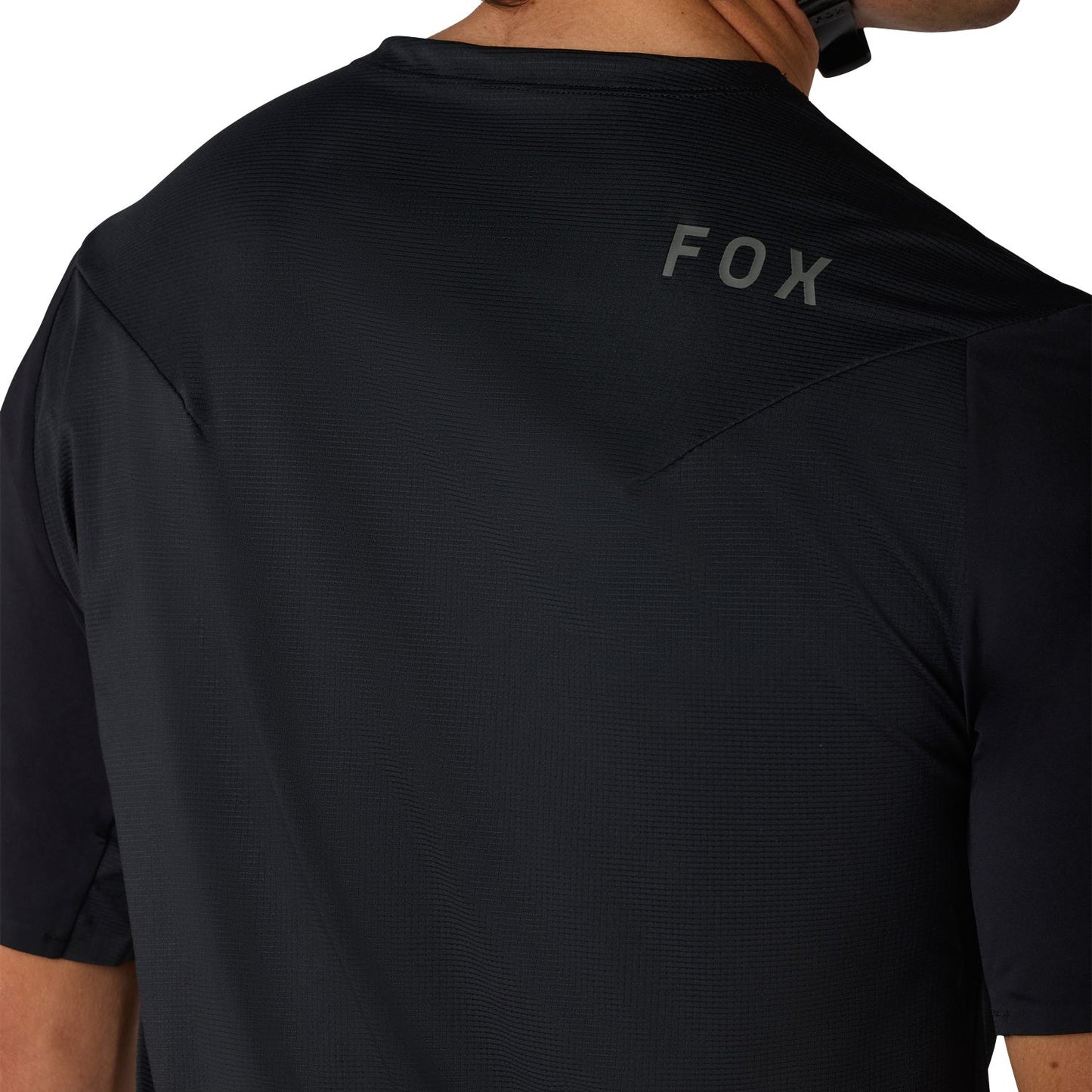 Maillot manga corta FOX FLEXAIR Negro
