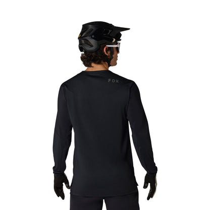 Maillot FOX FLEXAIR Mangas Largas Negro