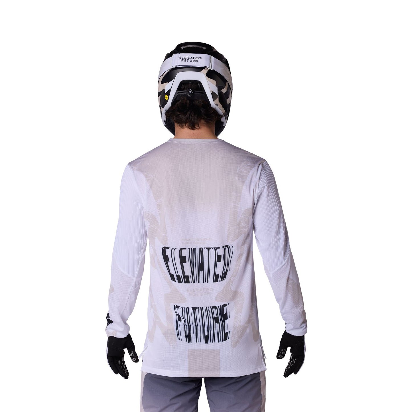 Maillot manga larga FOX FLEXAIR DIFFUSE SE Blanco