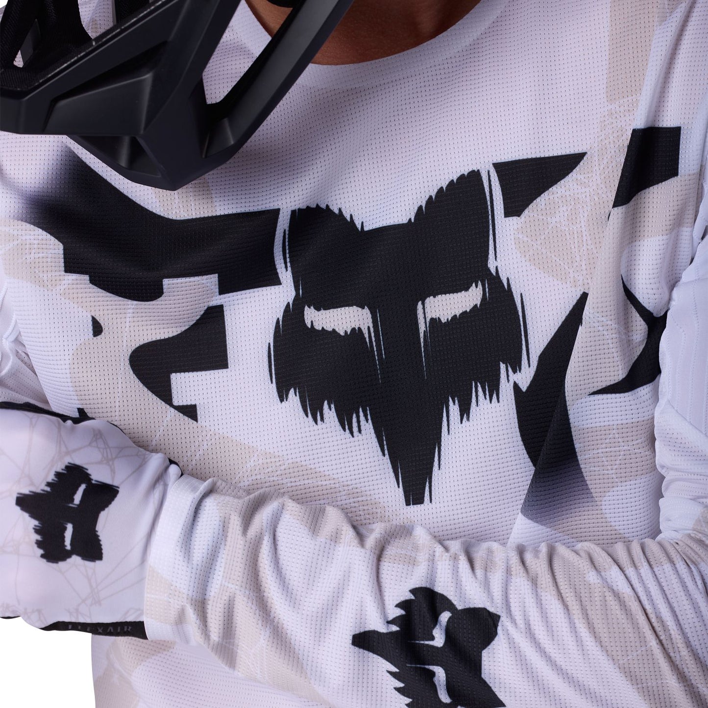 Maillot manga larga FOX FLEXAIR DIFFUSE SE Blanco