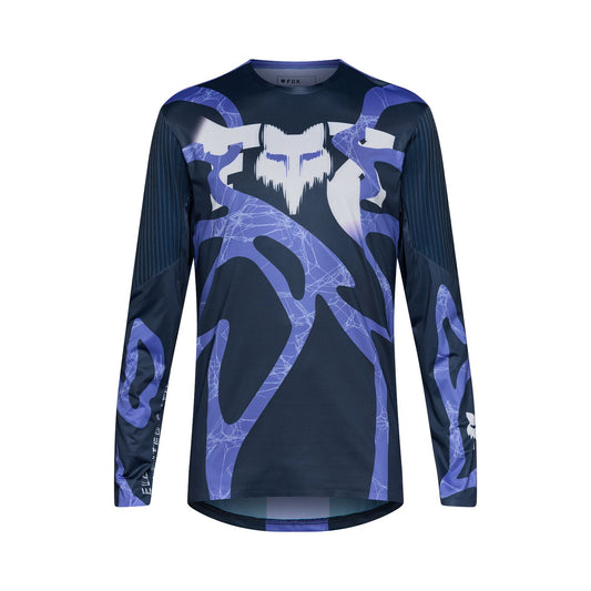 Maillot manga larga FOX FLEXAIR DIFFUSE SE Violeta Arándano