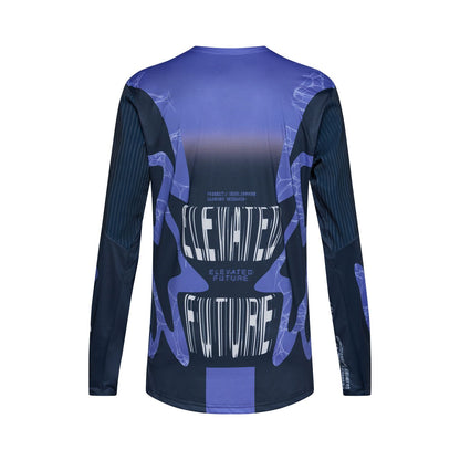 Maillot FOX FLEXAIR DIFFUSE SE Mangas Largas Violeta Blueberry