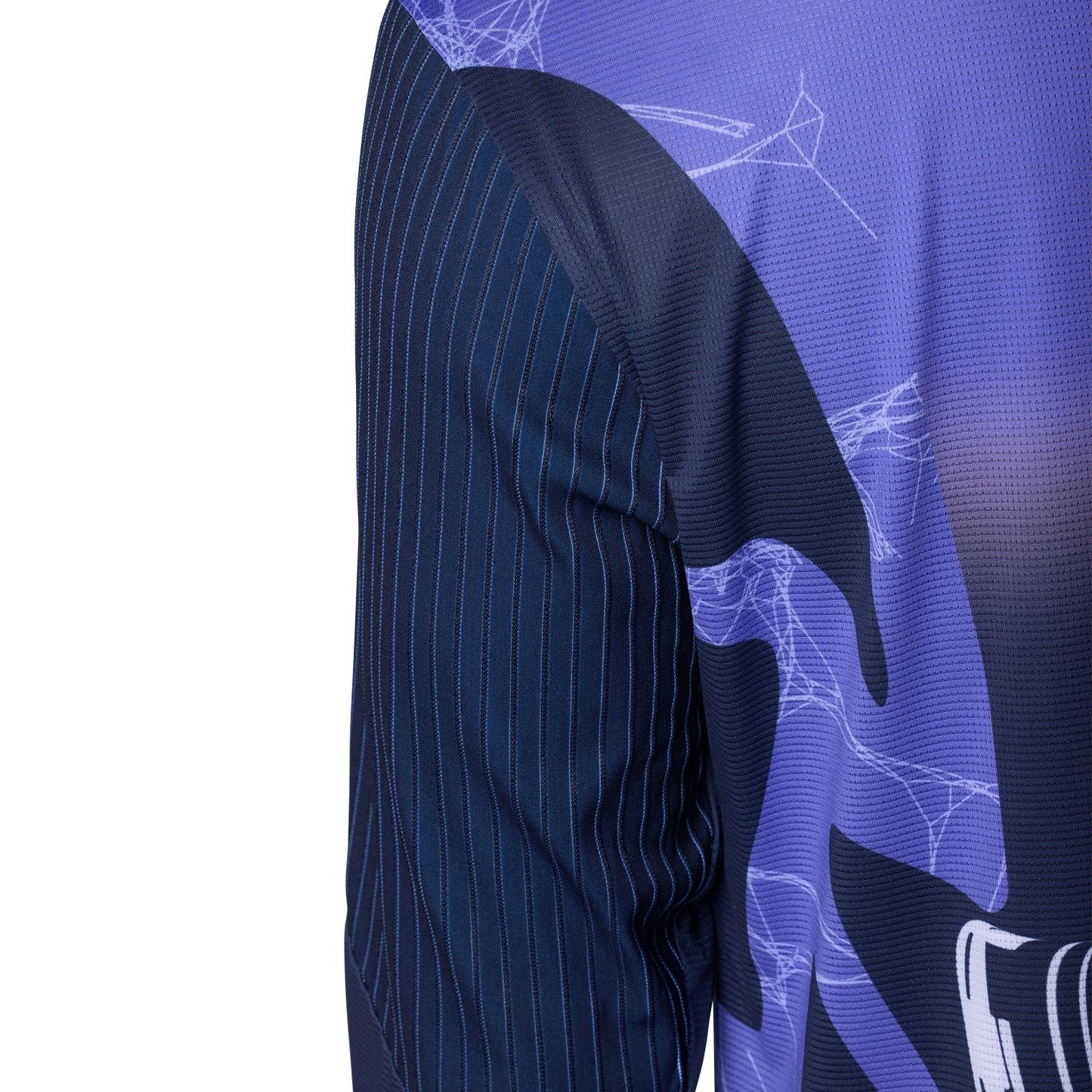 Maillot manga larga FOX FLEXAIR DIFFUSE SE Violeta Arándano