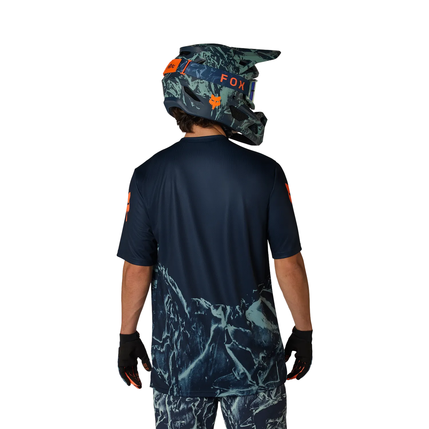 Maillot manga corta FOX RANGER IMAGE PRINT Azul Ártico