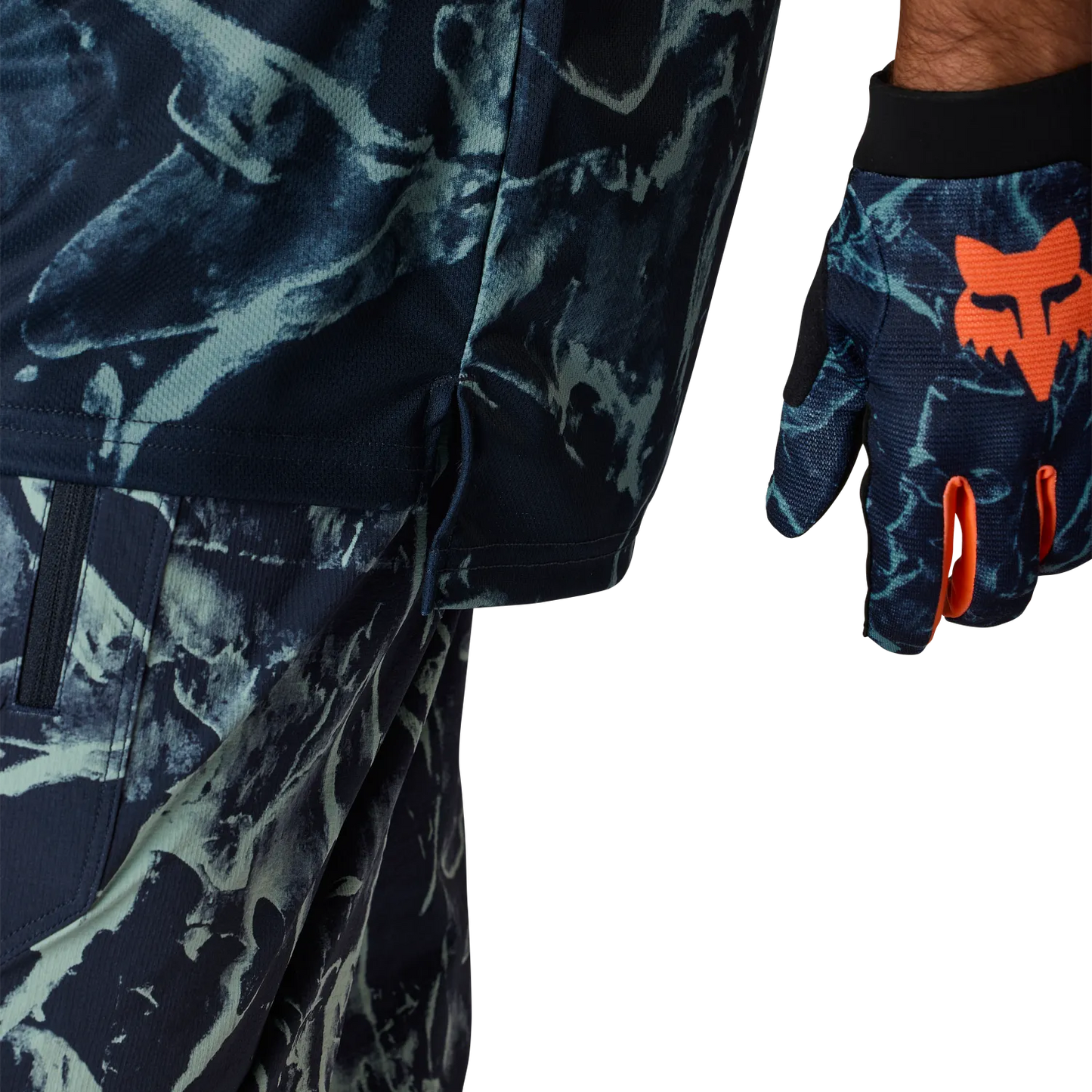 Maillot manga corta FOX RANGER IMAGE PRINT Azul Ártico