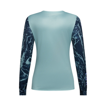 Maillot FOX RANGER IMAGE PRINT Mujer Mangas Largas Azul