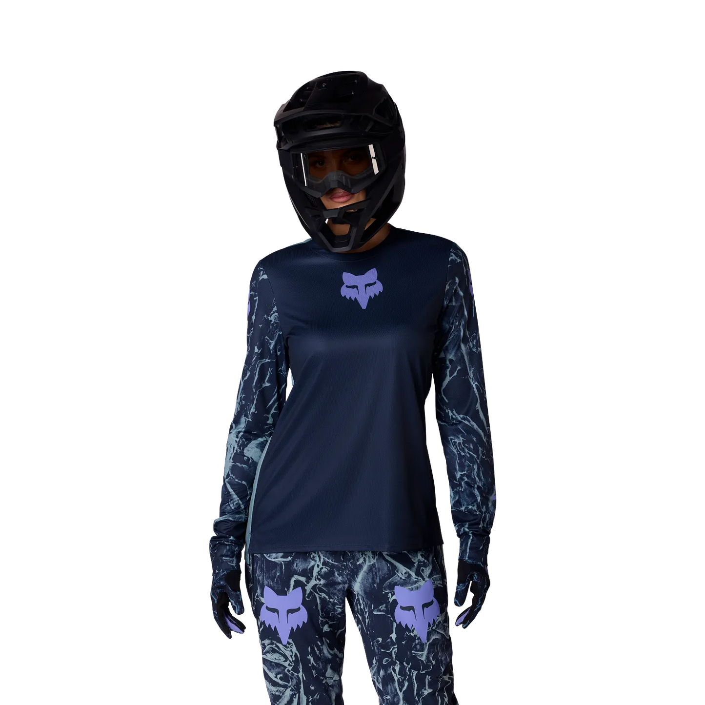 FOX RANGER IMAGE PRINT Maillot manga larga mujer Azul