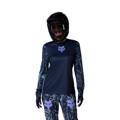 Maillot FOX RANGER IMAGE PRINT Mujer Mangas Largas Azul