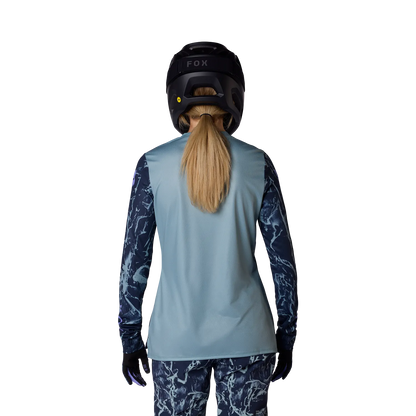 Maillot FOX RANGER IMAGE PRINT Mujer Mangas Largas Azul