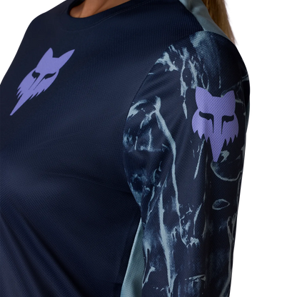 Maillot FOX RANGER IMAGE PRINT Mujer Mangas Largas Azul
