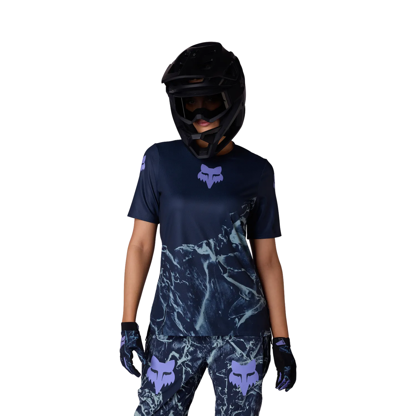 FOX RANGER IMAGE PRINT Camiseta manga corta mujer Azul Ártico