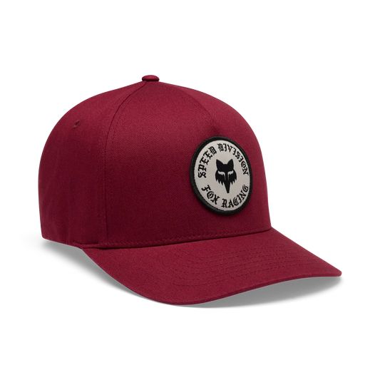 Gorra FOX BADGE FLEXFIT Burdeos Cabernet