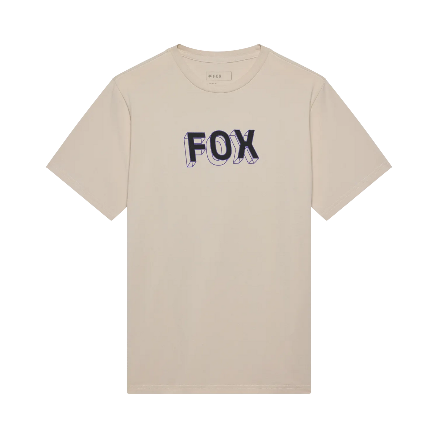 Camiseta FOX IMAGE PRINT 195 ORIGINAL Manga Corta Beige Tiza