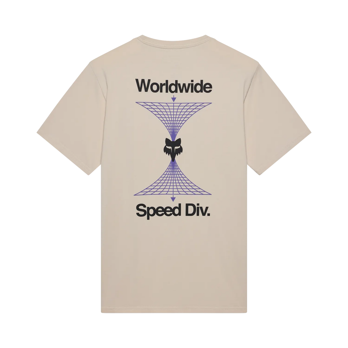 Camiseta FOX IMAGE PRINT 195 ORIGINAL Manga Corta Beige Tiza