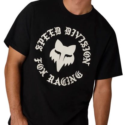 Camiseta FOX BADGE 195 ORIGINAL Manga Corta Negro