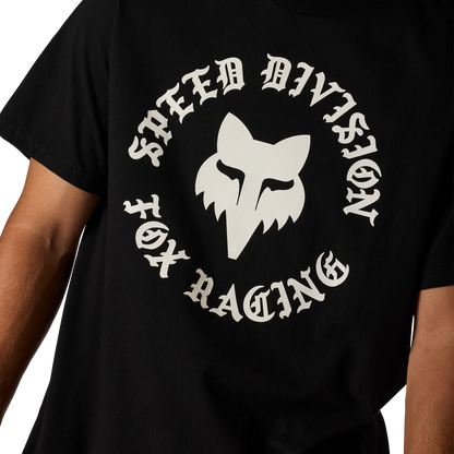 Camiseta FOX BADGE 195 ORIGINAL Manga Corta Negro