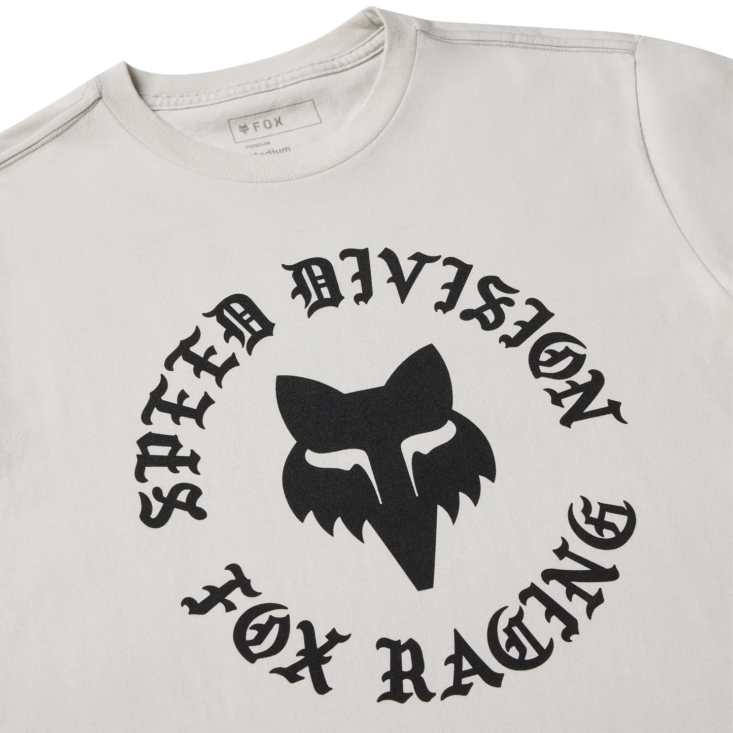 FOX BADGE 195 ORIGINAL Camiseta Manga Corta Gris Claro