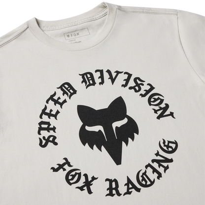 Camiseta FOX BADGE 195 ORIGINAL Manga Corta Light Grey