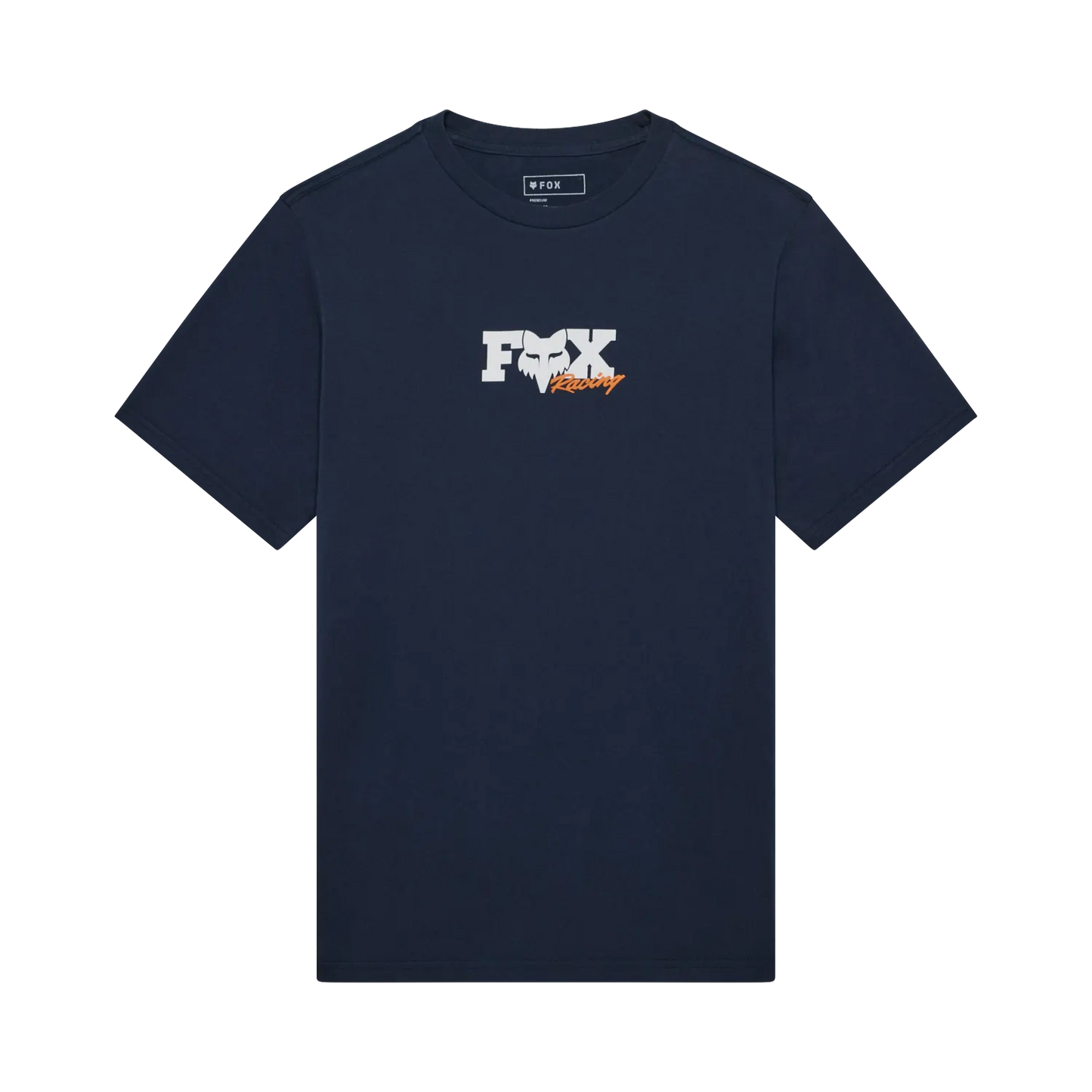FOX CHECKER 195 ORIGINAL Camiseta Manga Corta Azul Medianoche