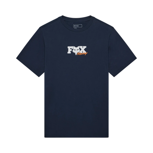 FOX CHECKER 195 ORIGINAL Camiseta Manga Corta Azul Medianoche