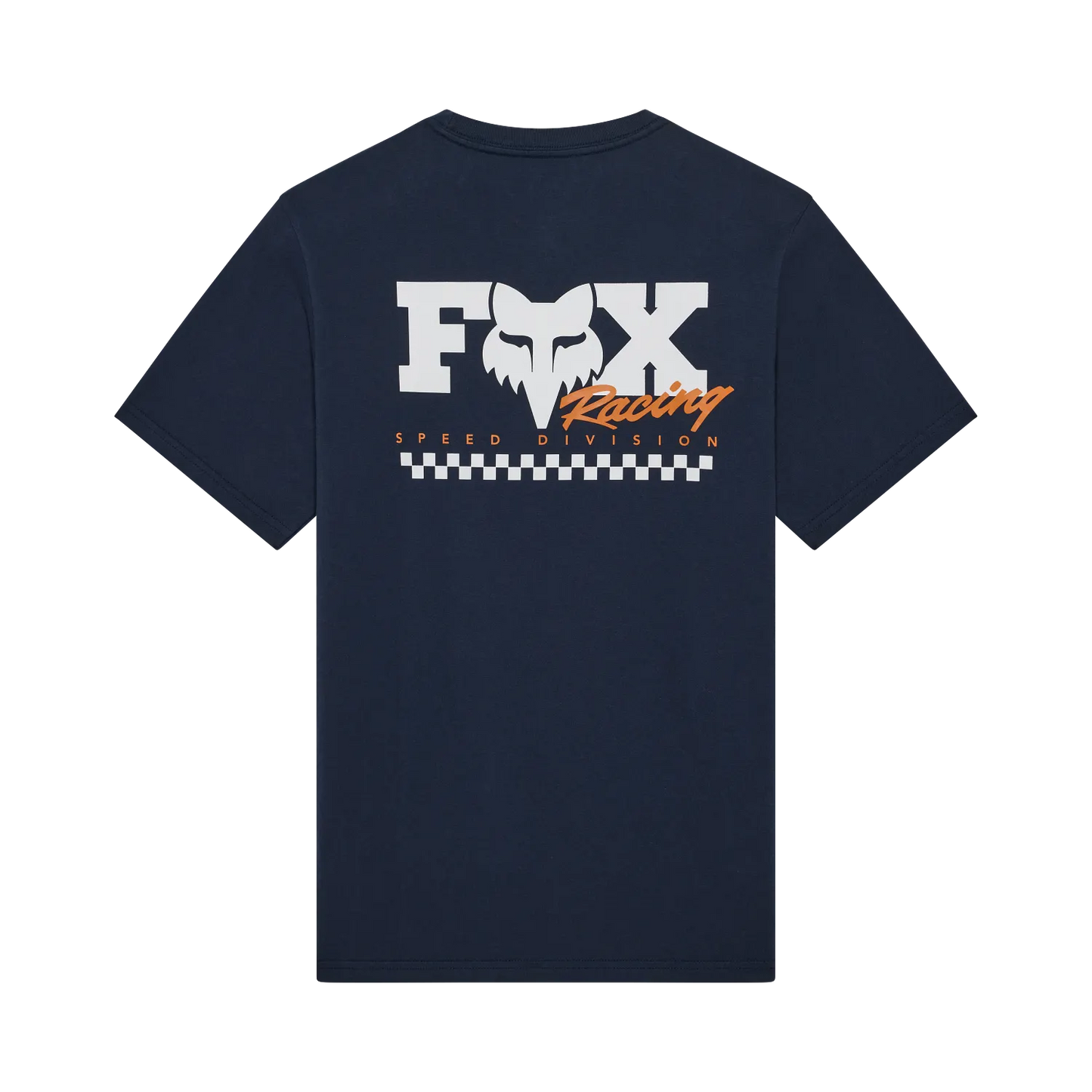 FOX CHECKER 195 ORIGINAL Camiseta Manga Corta Azul Medianoche