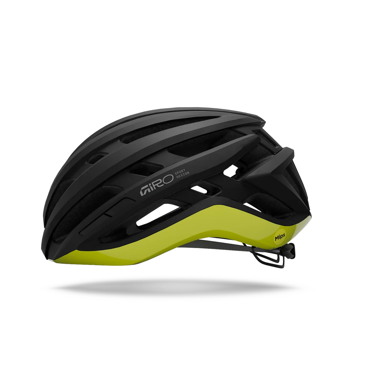 Casco de carretera GIRO AGILIS MIPS Negro/Amarillo Hi Viz